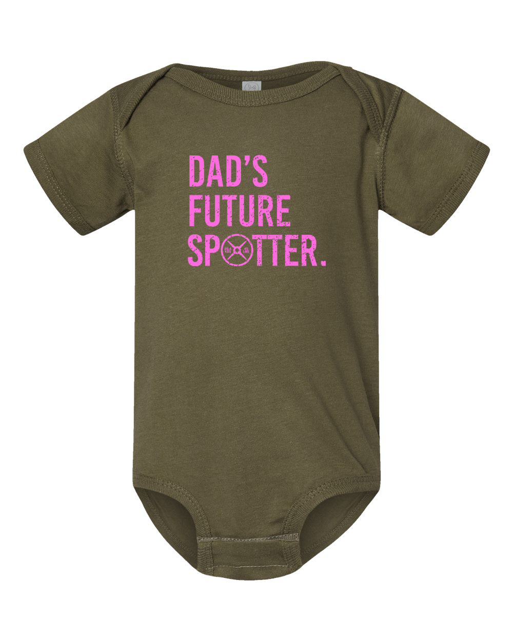 Dads Future Spotter Onesie (With Pink Text)