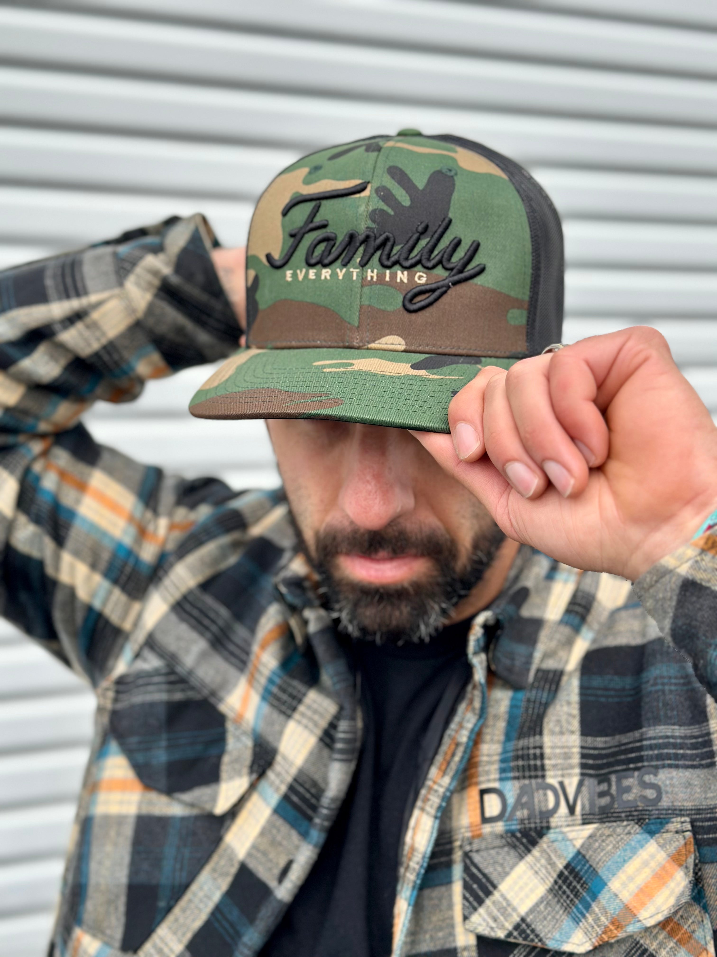 Family | Everything Flat Bill Trucker Snapback