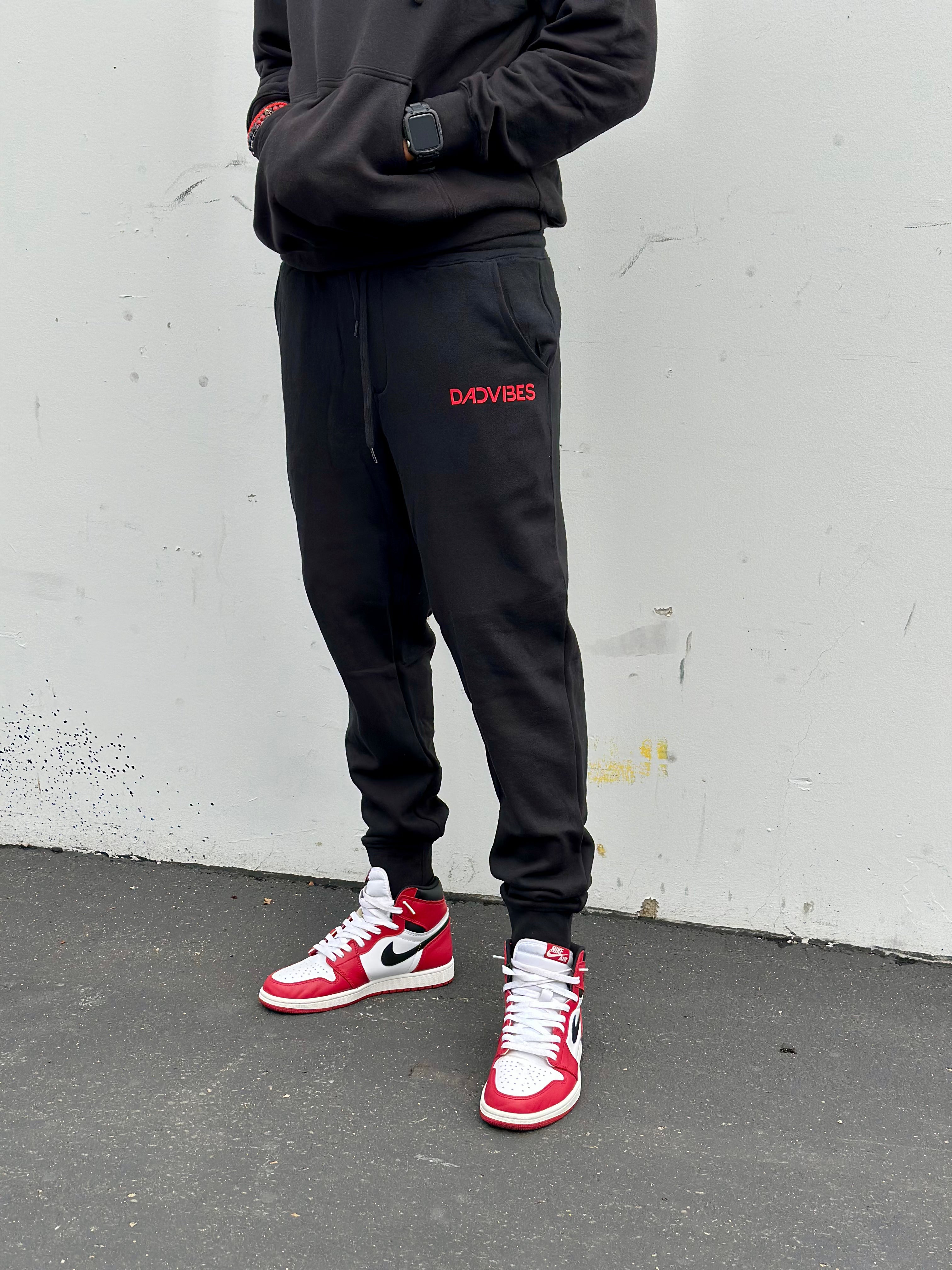 DadVibes Wordmark Bloodline Fleece Joggers