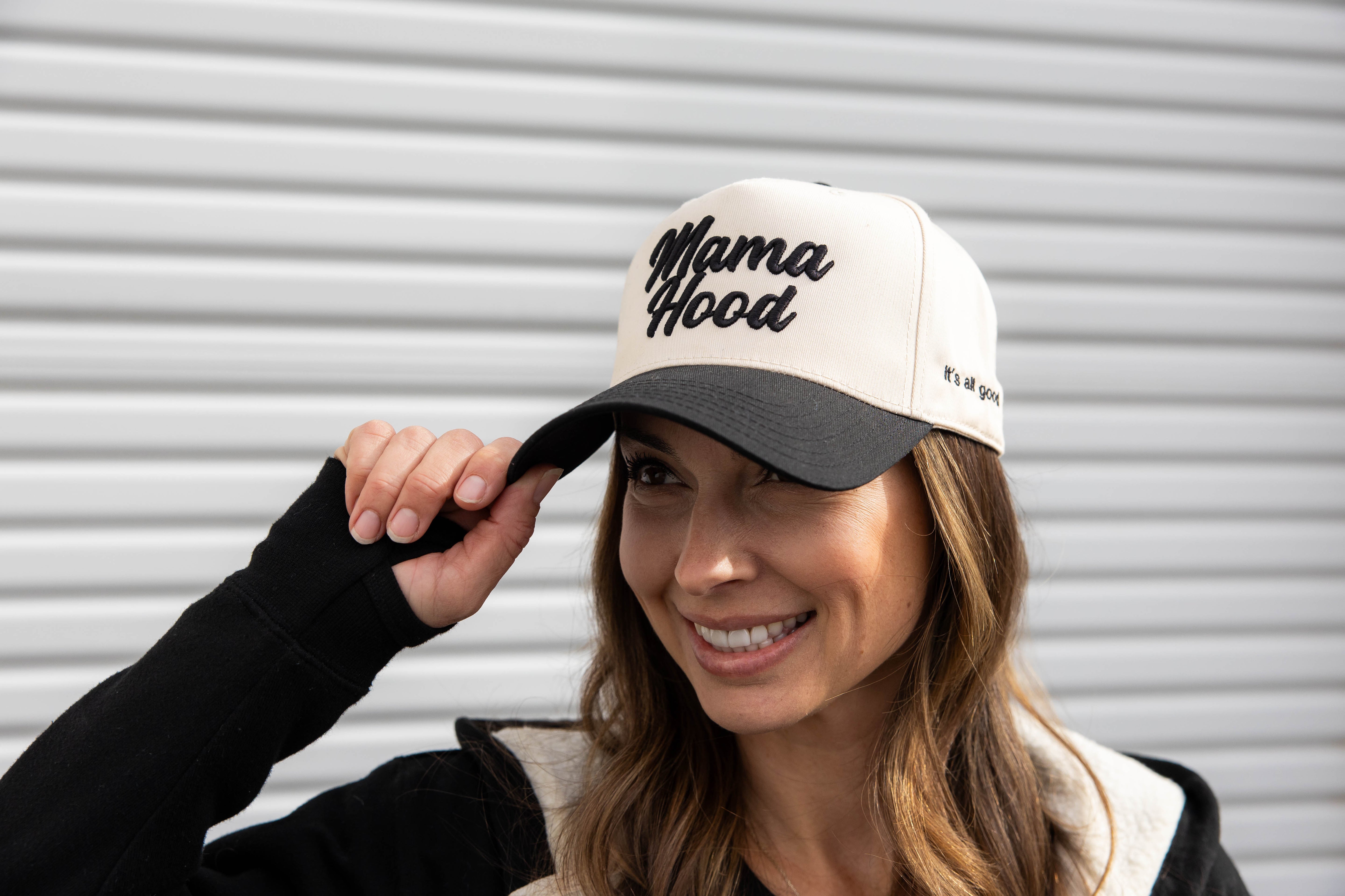 Mama Hood 5 Panel Snapback