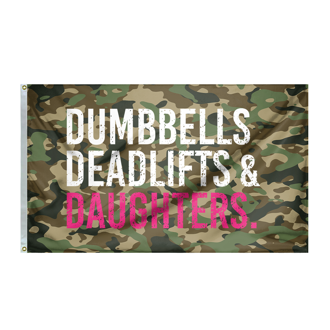 Triple D (Dads With Daughters) Flag  (Camo)
