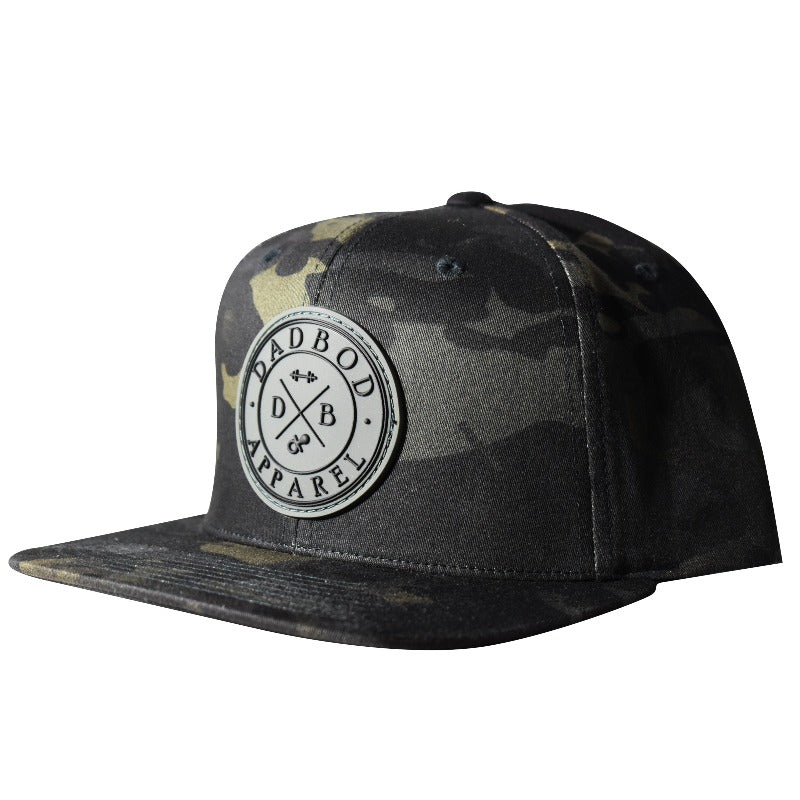 Multicam Black SnapBack (3D Logo)